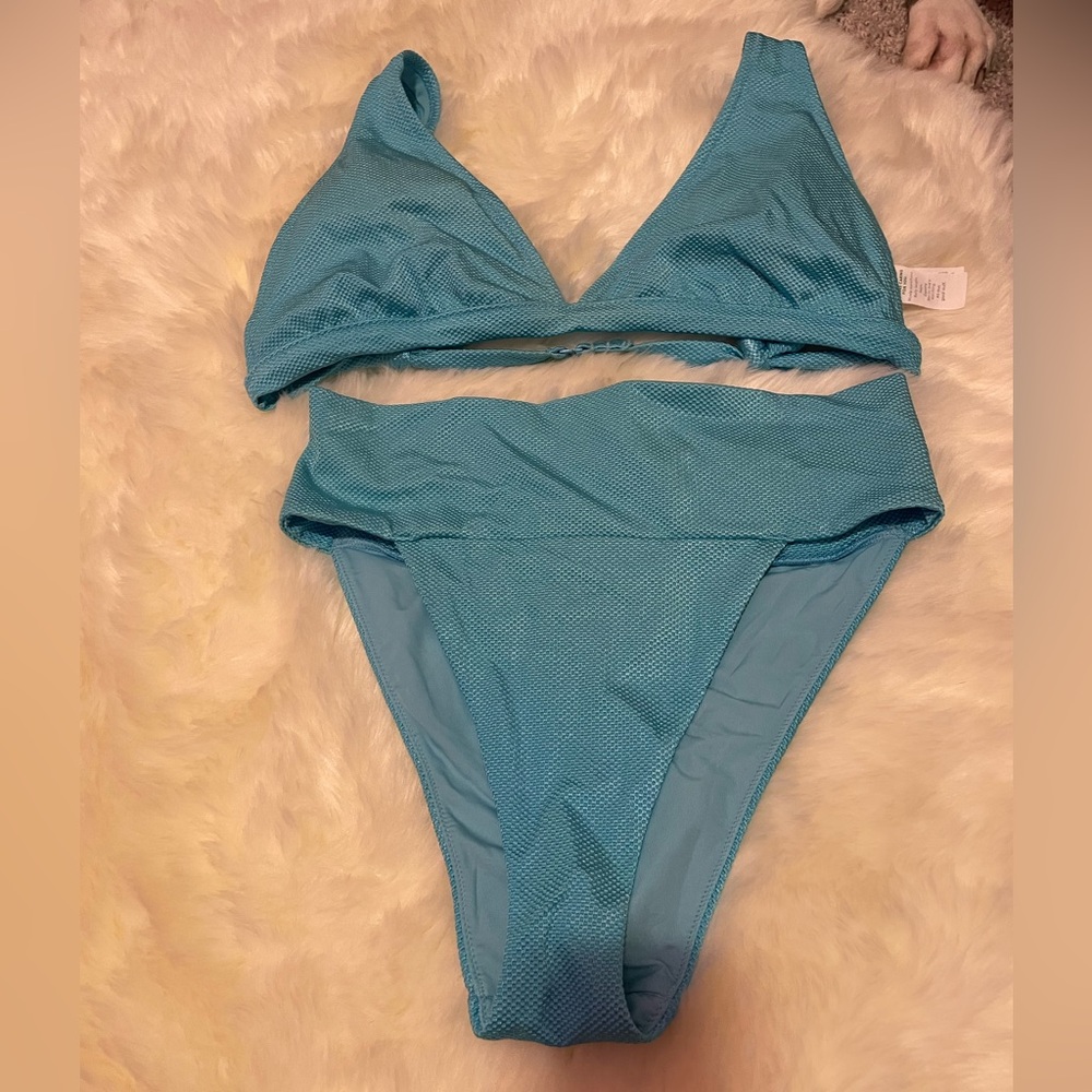 High waisted swim suit